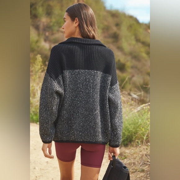 VARLEY Willard Knit Black Half Zip M - Picture 6 of 12